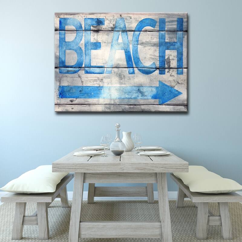 'Beach that Way' Wrapped Canvas Wall Art by Norman Wyatt Jr.