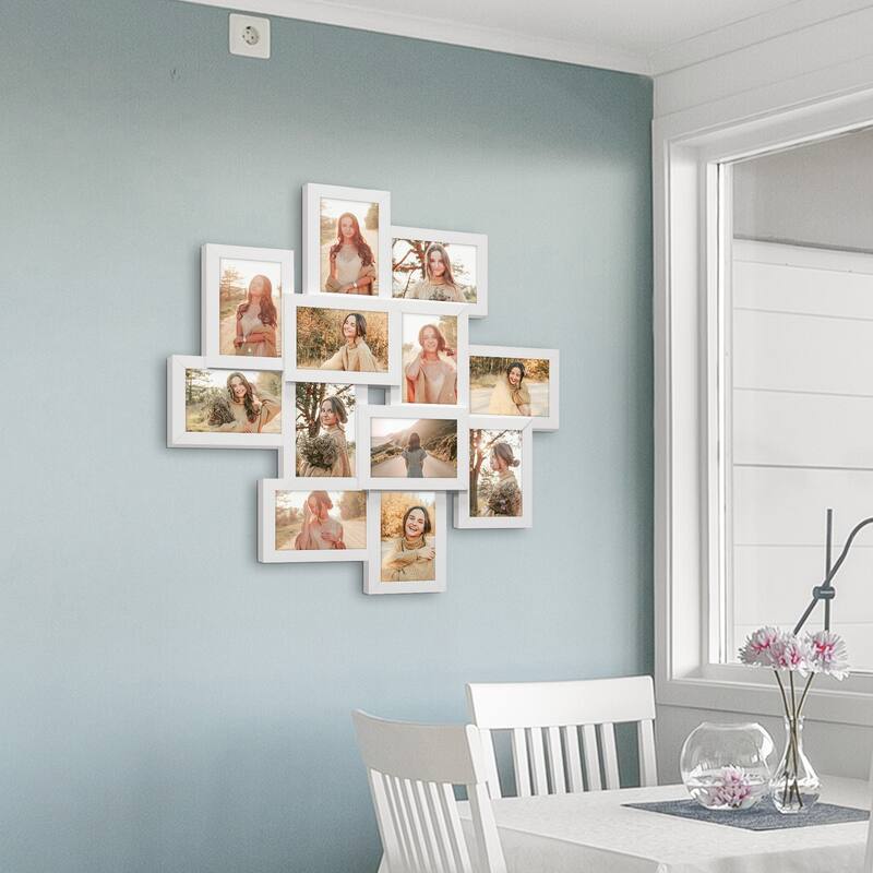 Modern Photo Frame 24x24 Square Storm Eye White PVC Picture Frame