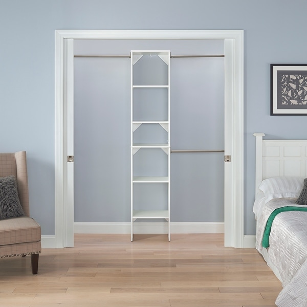 ClosetMaid SuiteSymphony Starter Closet 16-inch Wide Tower Kit. Opens flyout.