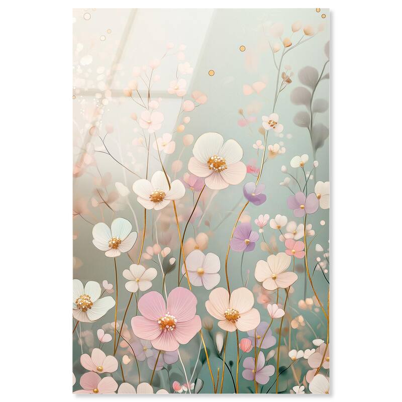 Tiny Blooms I Acrylic by Art Remedy, Ready to Hang - 10" x 15"