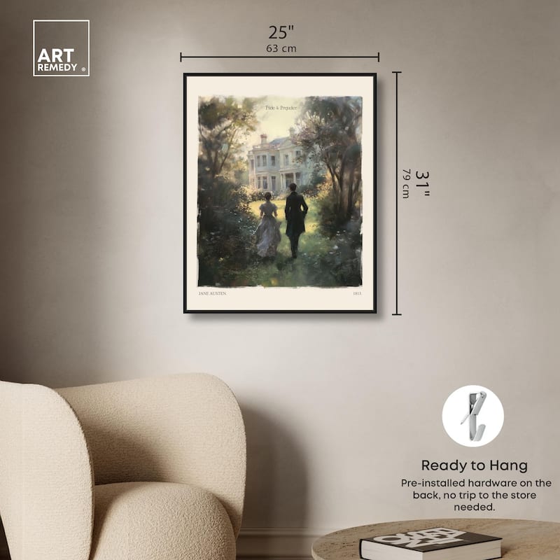 Pride and Prejudice Scene Canvas by Art Remedy