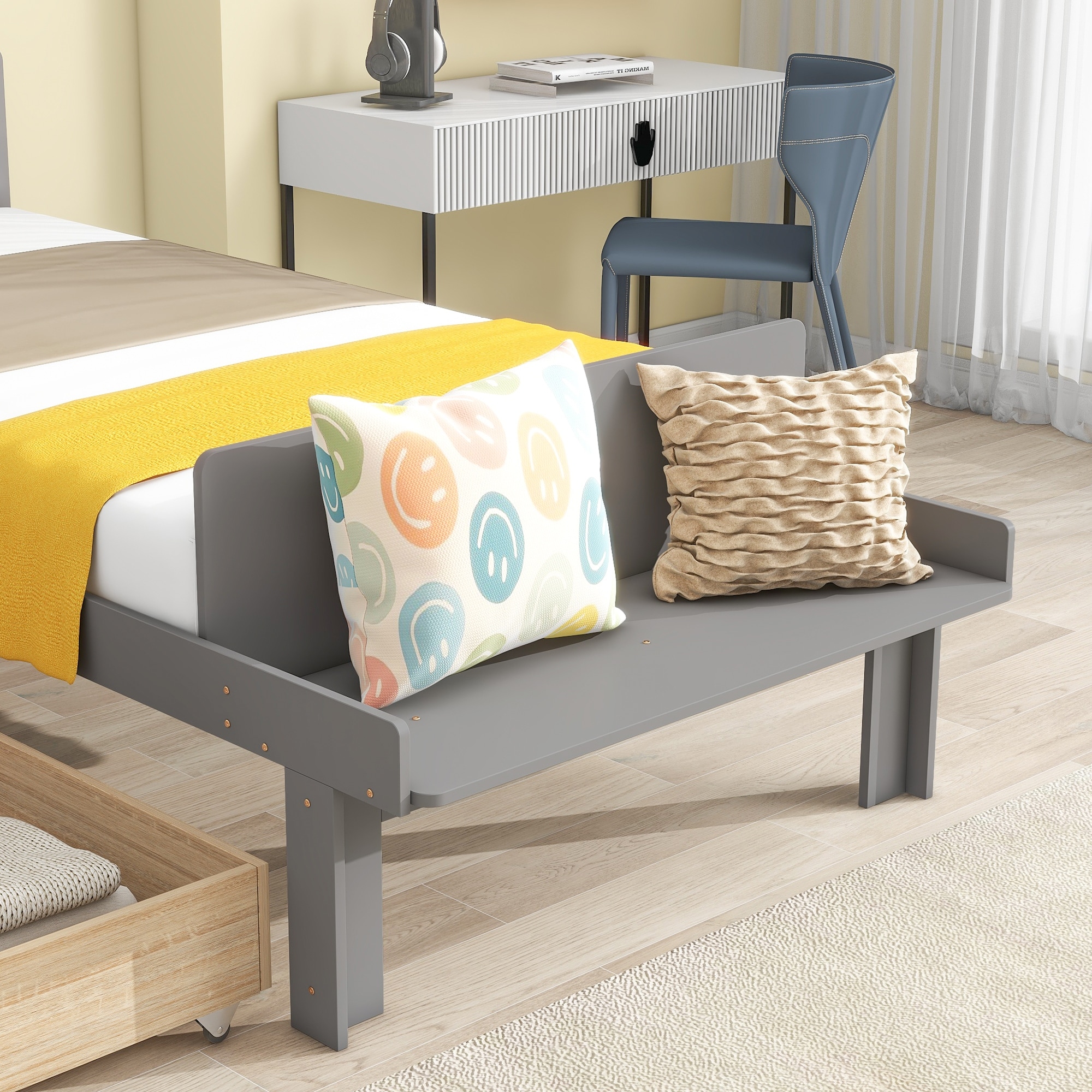 Twin Bed with Footboard Bench 2 drawers Bed Bath Beyond 39968909