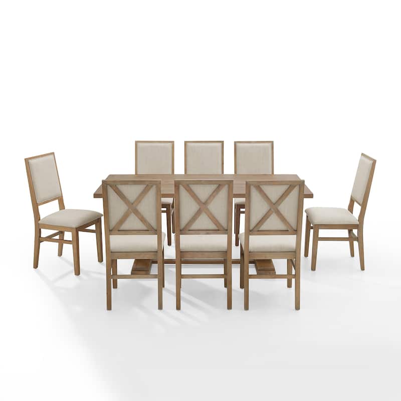 Crosley Joanna 9-piece Rustic Dining Set