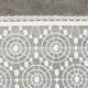 Authentic Hotel and Spa 100% Turkish Cotton Arian Cream Lace Embellished Hand Towel