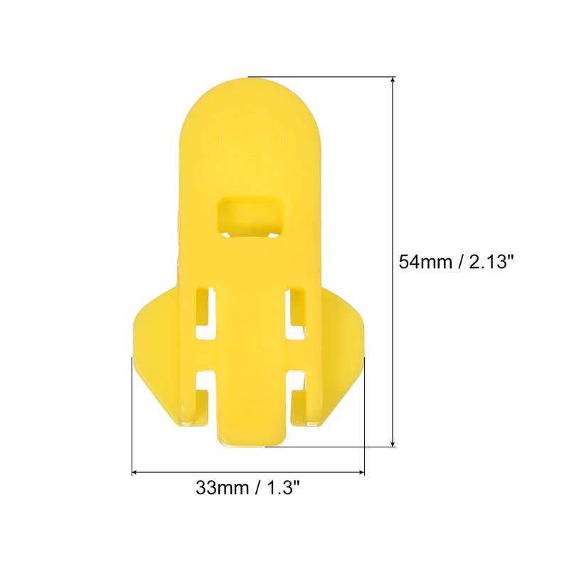 Can Opener Manual, Plastic Easy Can Openers for Soda Beer Drink - Yellow - 4 Pack