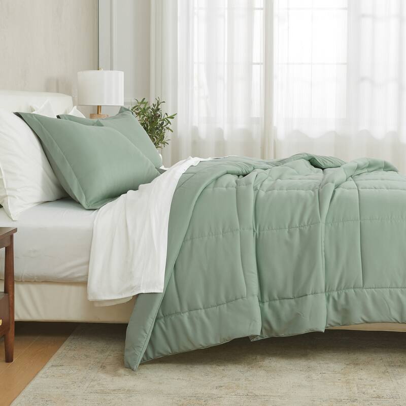 Linery & Co. All Season Down Alternative Reversible Comforter Set