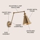 preview thumbnail 21 of 43, Elliot 7" Adjustable Arm Metal LED Wall Sconce, Chrome by JONATHAN Y