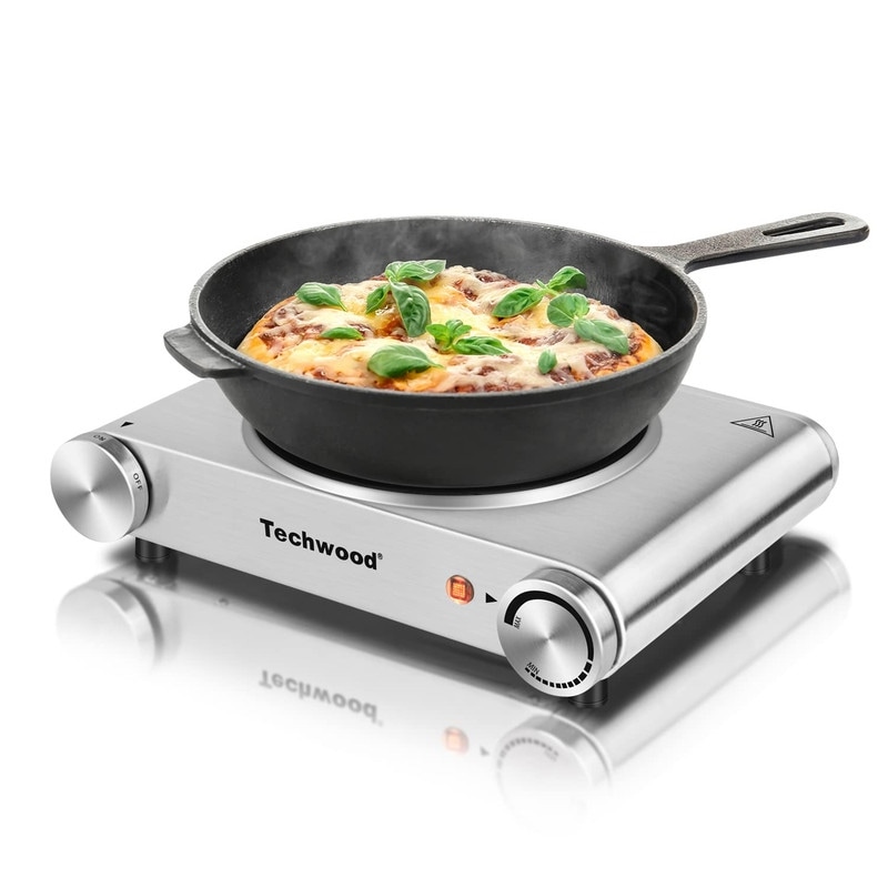 1500W Hot Plate for Cooking Electric Single Burner with Handles 6