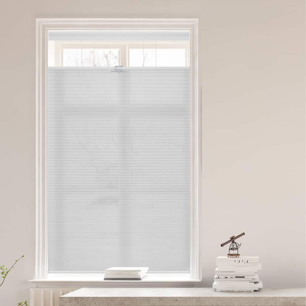 Top-Down/Bottom-Up Cellular Shades Light-Filtering White