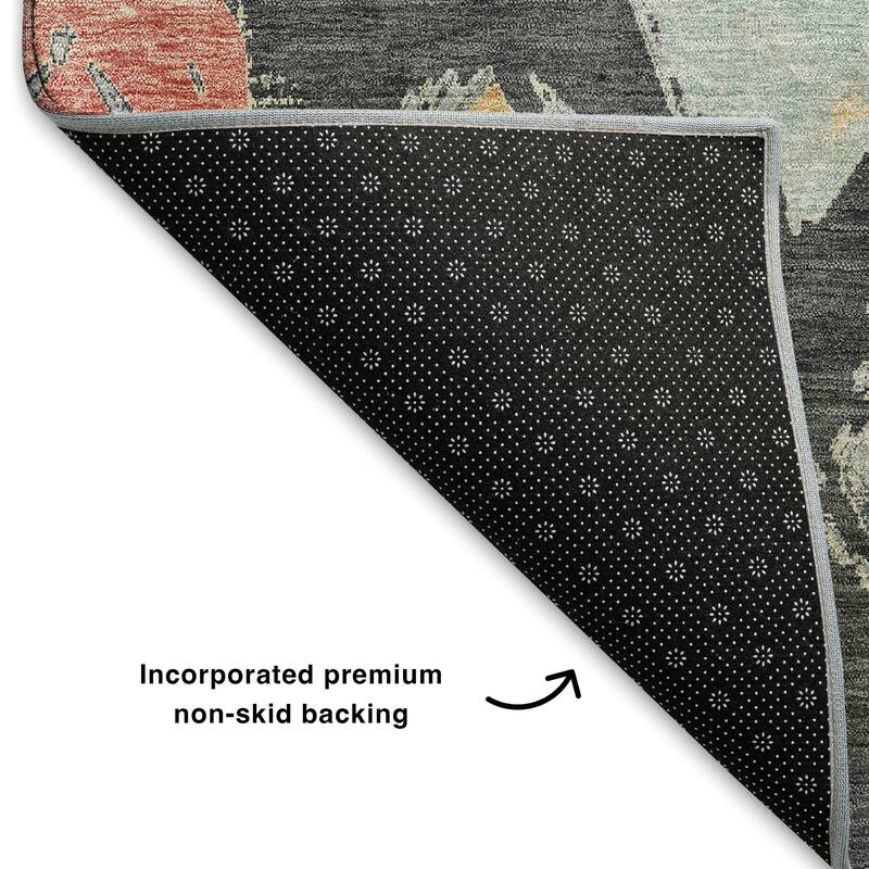 Premium Washable Super Soft Modern Diamonds Mayfield Rug