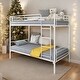 preview thumbnail 1 of 4, Full Size Loft Bed With Drawer,Desk And Bookshelf for Home White