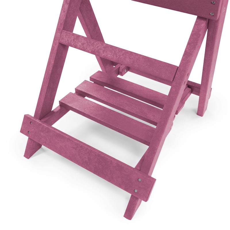 Patagonia Fully Assembled All-Weather Recycled HDPE Outdoor Folding Bar table