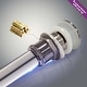 preview thumbnail 36 of 121, Luxury Solid Brass Single Hole Bathroom Faucet