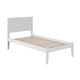 preview thumbnail 1 of 4, Nantucket Twin Platform Bed in White White - Twin
