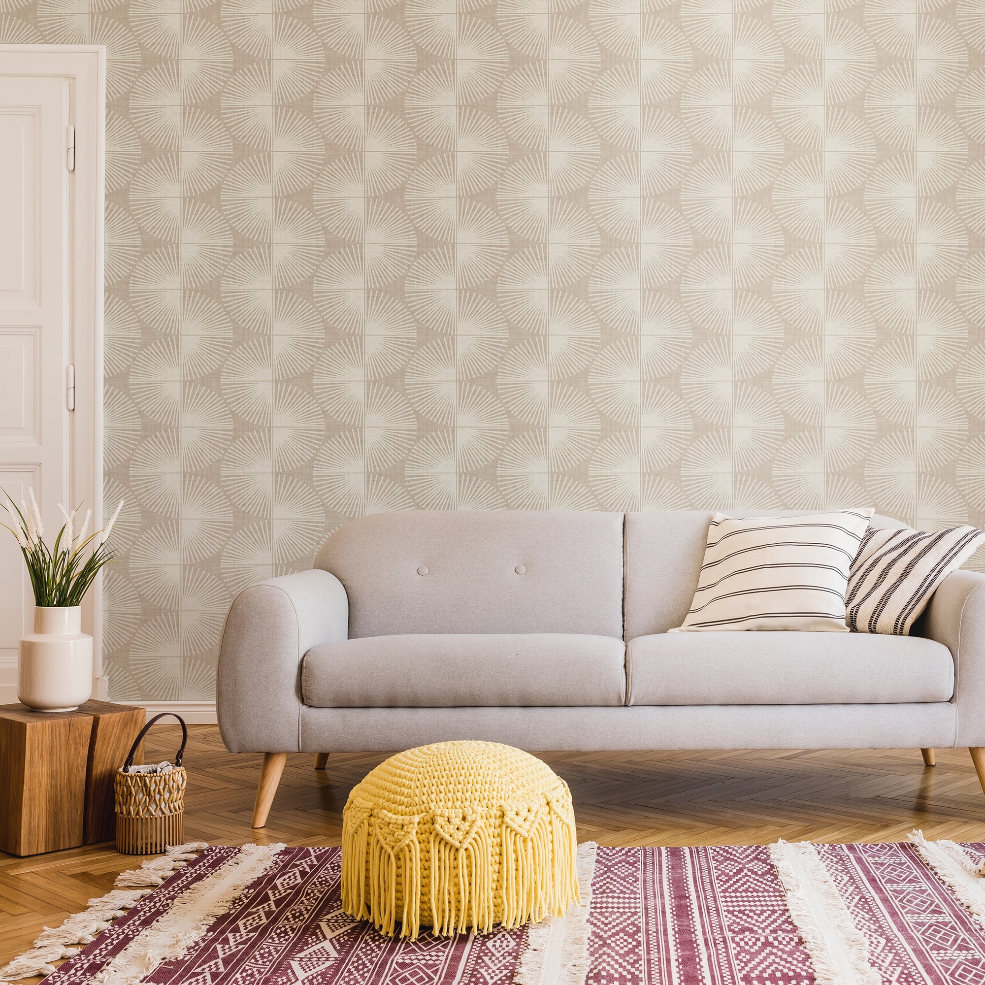 Nicole Miller Fluted Geo Twine Peel \u0026 Stick Wallpaper - Bed Bath \u0026 Beyond -  41016814, image size:2000x2000