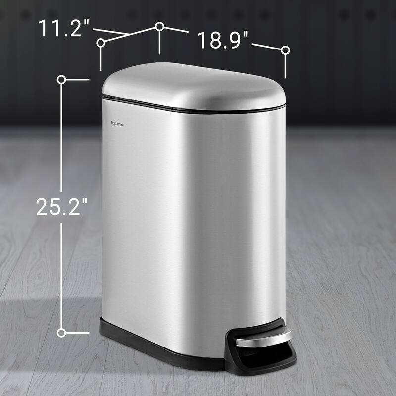 happimess Roland Step-Open Trash Can