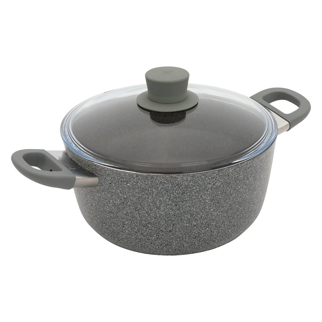 ZWILLING Parma Plus 4.8-qt Aluminum Nonstick Dutch Oven with Lid - Grey