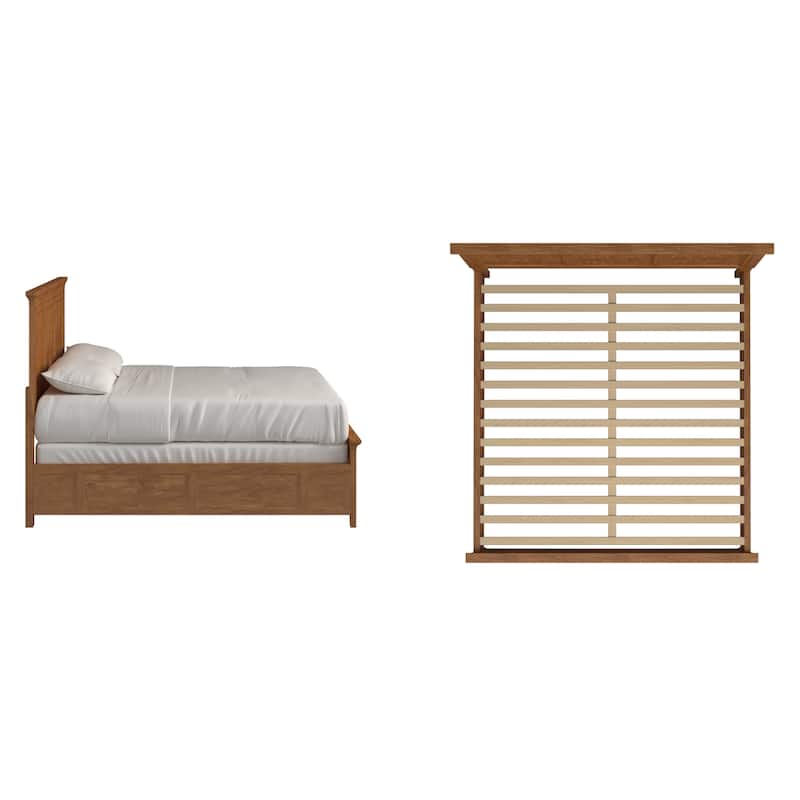 Varenna Wood Panel Platform Bed
