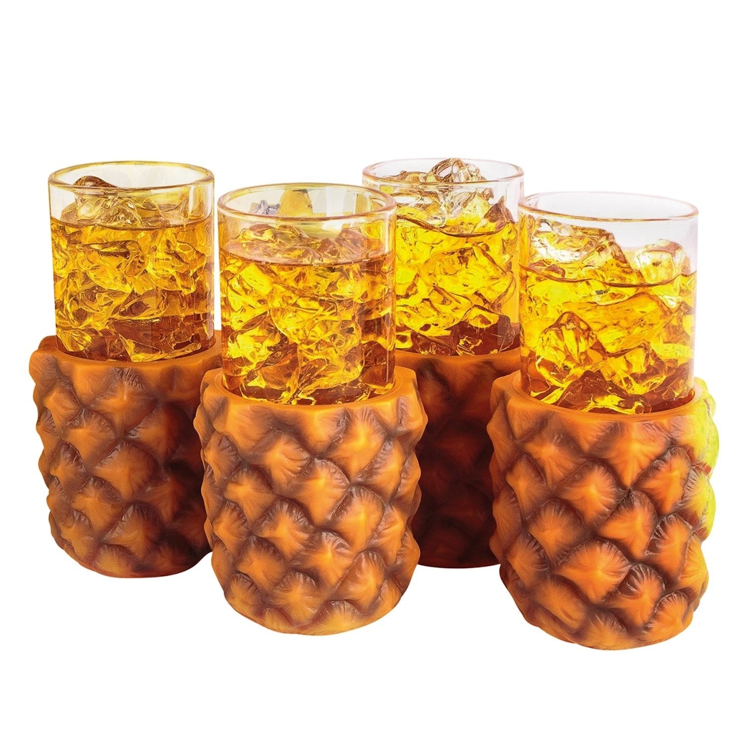 Free Shipping 7/" TALL 8 oz Luau Party 6 PINEAPPLE CUPS
