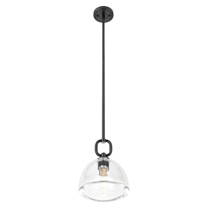 Innovations Lighting Downtown Urban - Hudson - 1 Light 8" Stem Hung Mini Pendant with Dome Shade