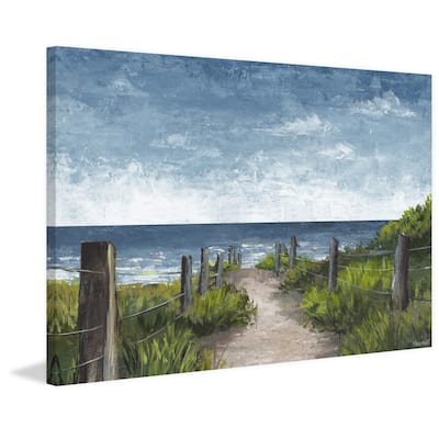 'Ocean Lover' Painting Print on Wrapped Canvas