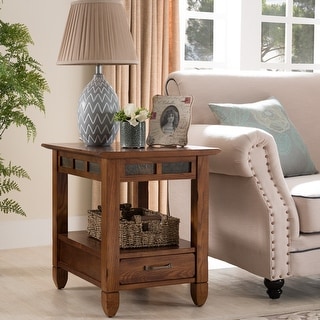 LIFE FURNITURE BI OAK SIDE TABLE / ライフファニチャー BI