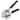 Manual Hand Squeezer, Stainless Steel Lemon Juicer w Non-Slip Handle - 21.5cm/8.5 inch