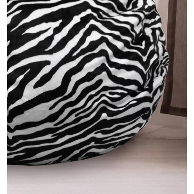 Urban Shop Zebra Bean Bag Chair