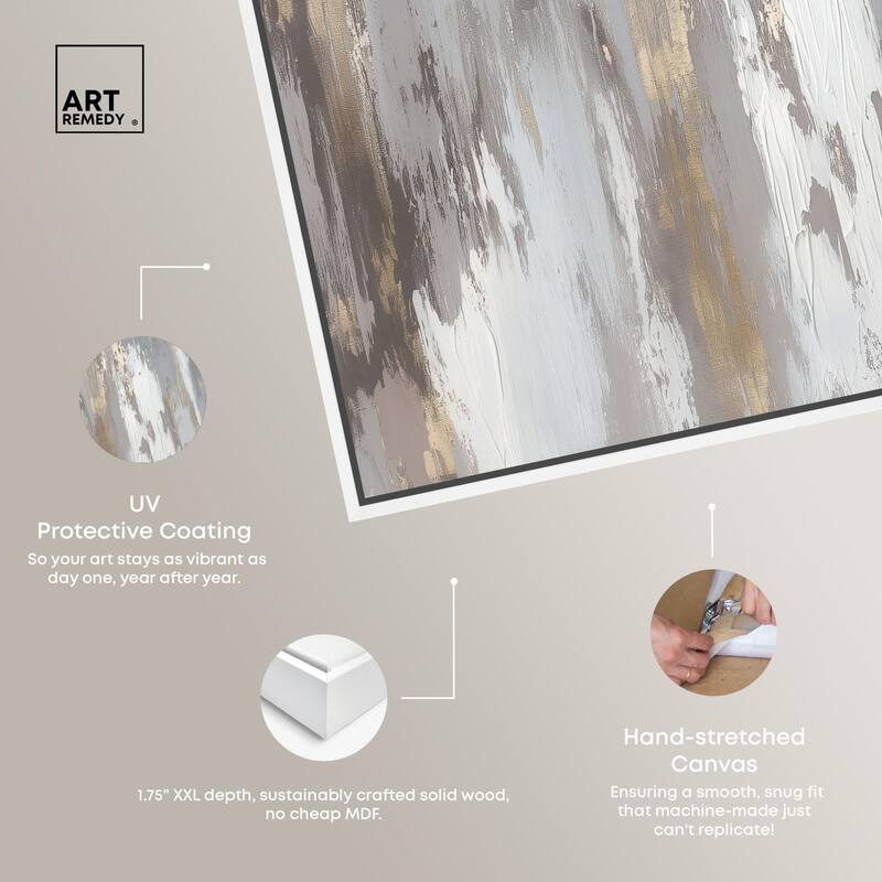 Flooding Gold I Canvas by Art Remedy