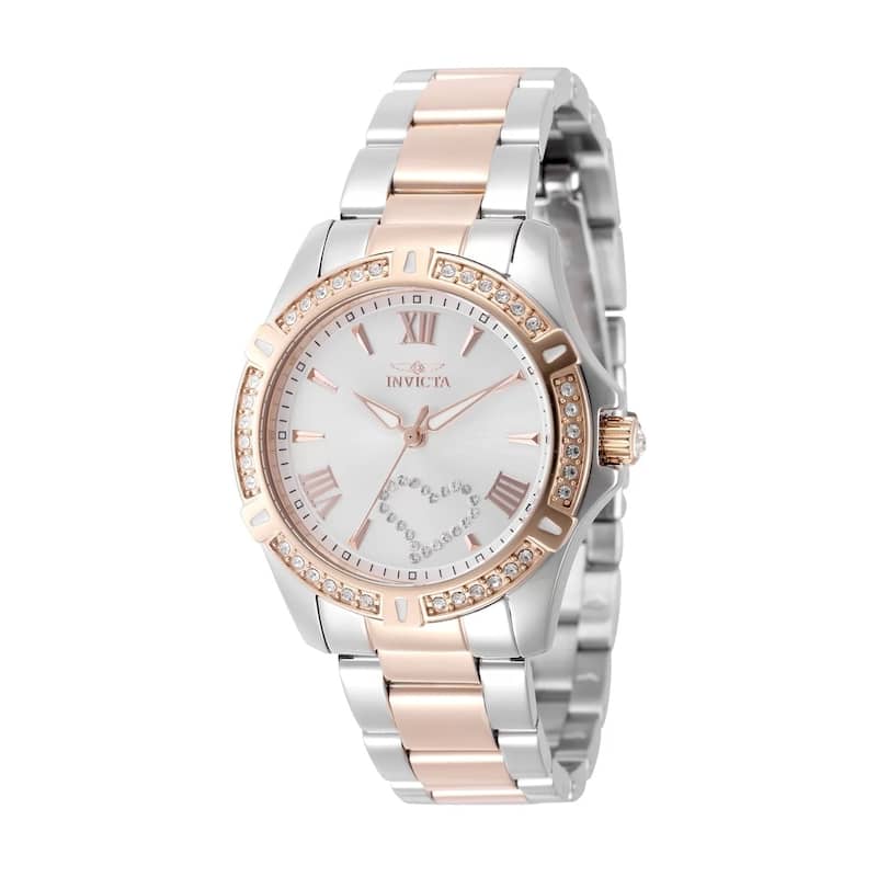Invicta Women's 49893 Angel Quartz PC21J Silver Dial Watch