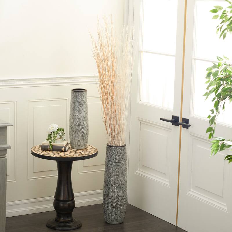 Multi colored, White Brown or Light Brown Dried Plant Pigeon pea Natural Foliage (Set of 2)