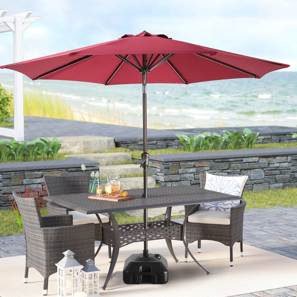 9-foot Patio Umbrella, Base Included