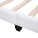 preview thumbnail 9 of 22, Teddy Fleece Twin Size Upholstered Daybed w/ Ears Shaped Headboard