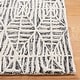 preview thumbnail 8 of 24, SAFAVIEH Handmade Ebony Shafeeka Modern Trellis Wool Rug