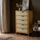 preview thumbnail 1 of 8, Winters 5 Drawer Dresser-Honey Oak Veneer