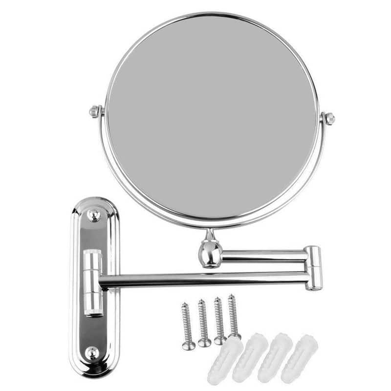 10X Magnifying Bathroom Shaving Makeup Mirror Wall Mounted Shaving Bathroom