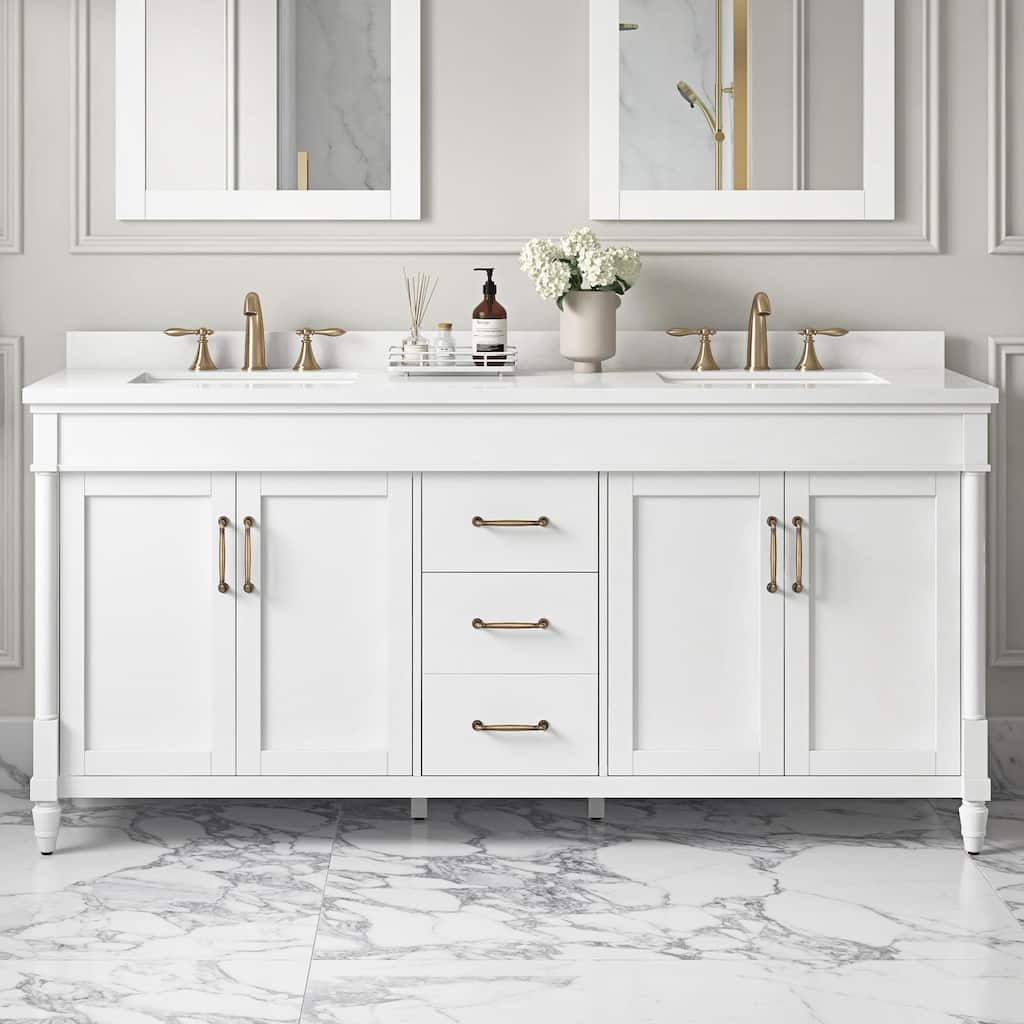 Ove Decors Salisbury 72 Salisbury 72" Free Standing Double Basin