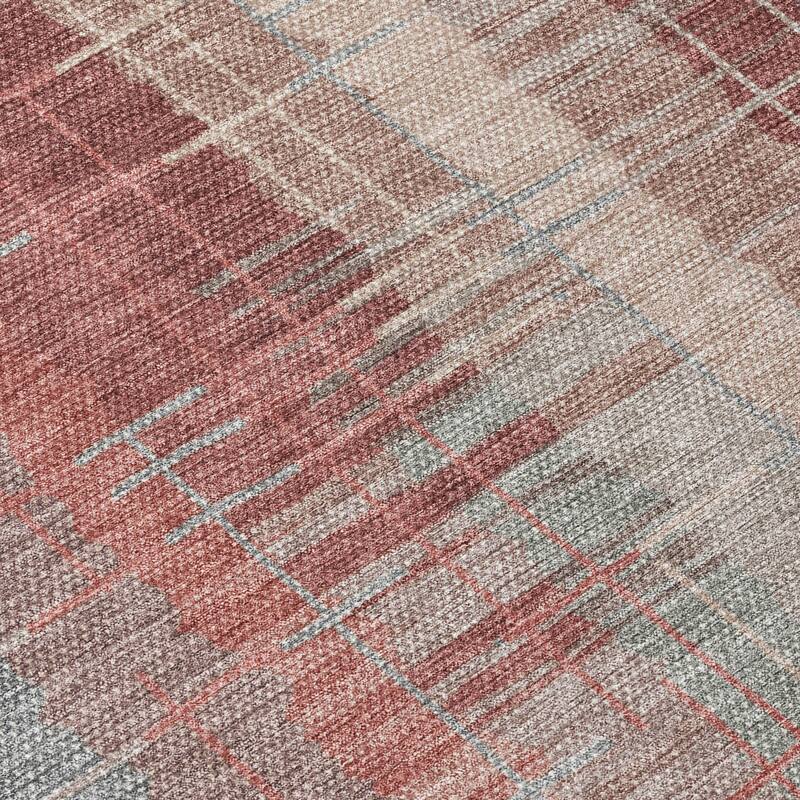 Machine Washable Indoor/ Outdoor Contemporary Aaron Chantille Rug