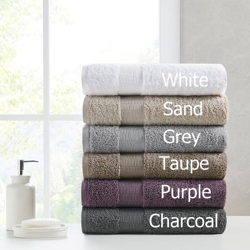 One hundred percent Egyptian Cotton 6 Piece Towel Set