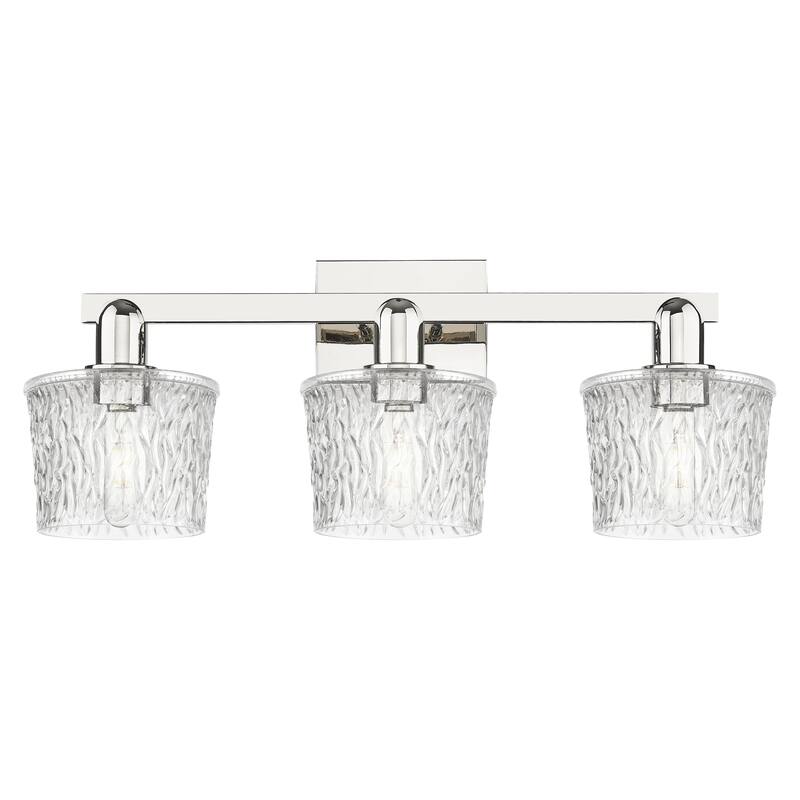 Innovations Lighting Endless Possibilities Arcadia - Niagara - 3 Light 26" Bath Vanity Light - Polished Nickel