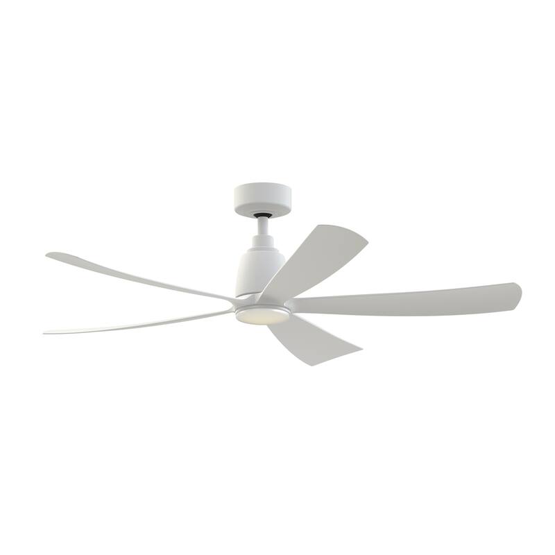 Kute5 52 inch Indoor/Outdoor Ceiling Fan with Matte White Blades - Matte White
