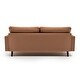 preview thumbnail 15 of 19, US Pride Faux Leather Mid-century Modern Sofa