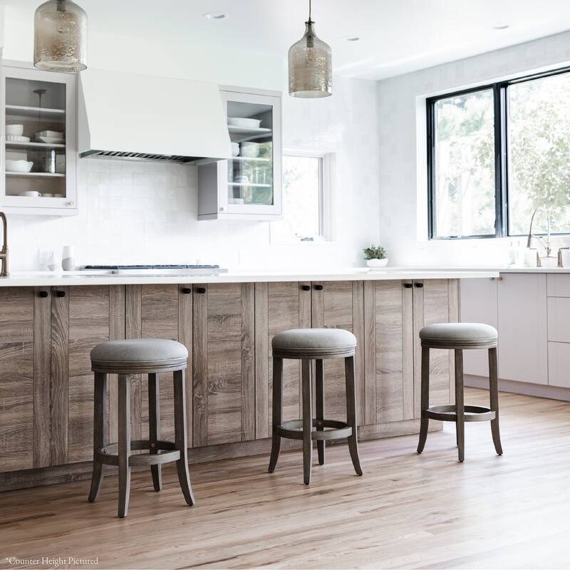 Maven Lane Eva Swivel Kitchen Stool