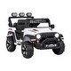 preview thumbnail 2 of 38, 12V Electric Kids Ride on Truck with Remote Control and Music - 41.5" x 26.5" x 27.5" (L x W x H)