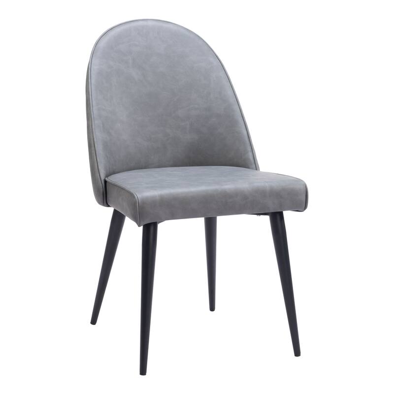 Silloth Armless Dining Chair - Short - Gray - Set of 2