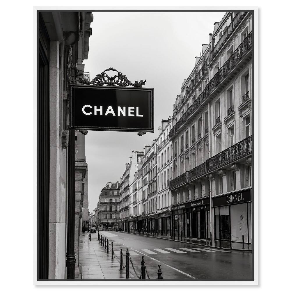 Parisian Fashion Star Canvas by Art Remedy