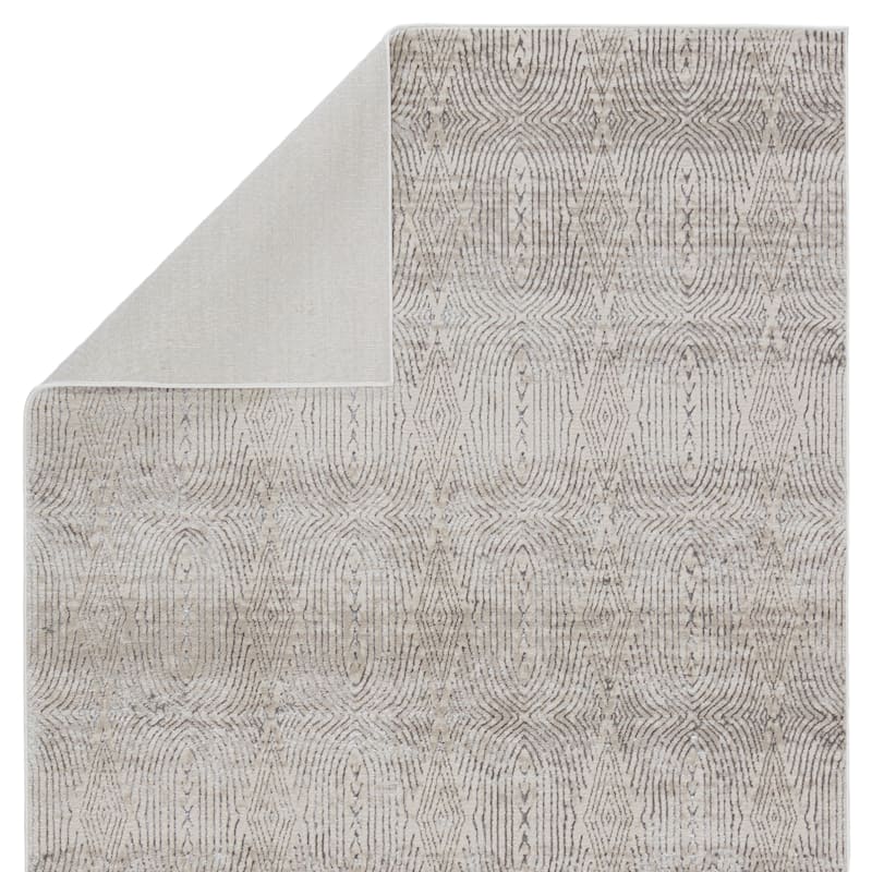 Nikki Chu Jaco Trellis Cream/ Grey Area Rug