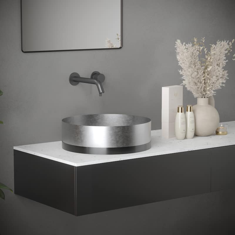 Karran Cinox Stainless Steel Round Vessel Sink