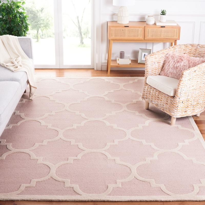 SAFAVIEH Handmade Cambridge Gullveig Modern Moroccan Wool Rug