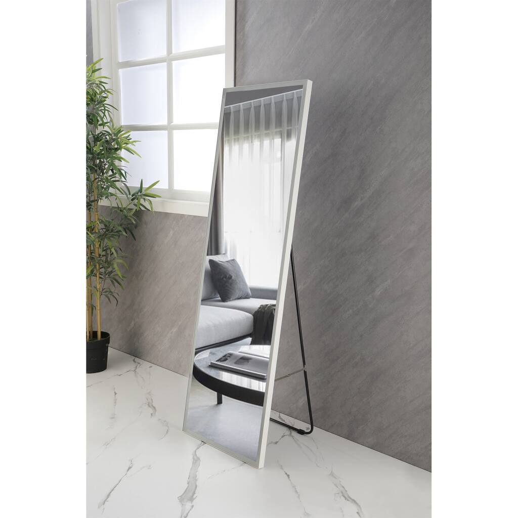 62x20 Inch Full Length Mirror with LED Free Standing Tall Mirror